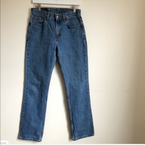 Levi's Denim - Levis rare vintage 505 light wash straight jeans